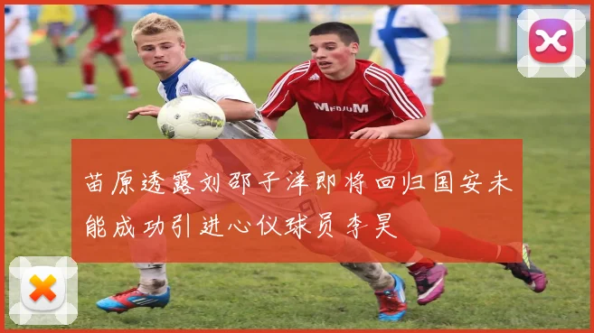 苗原透露刘邵子洋即将回归国安未能成功引进心仪球员李昊